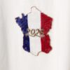 T-shirt-1-2 Tricolor Embroidered T-Shirt