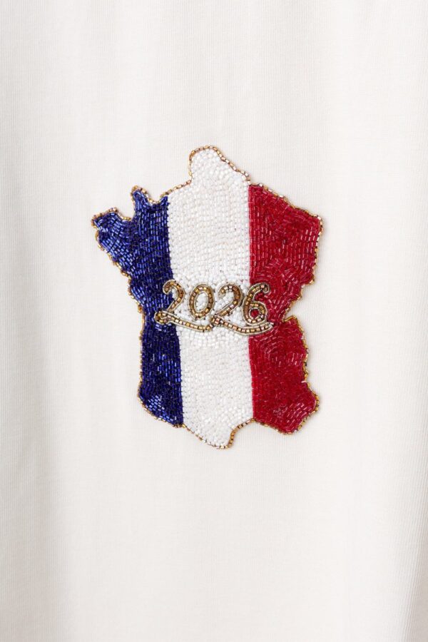 T-shirt-1-2 Tricolor Embroidered T-Shirt